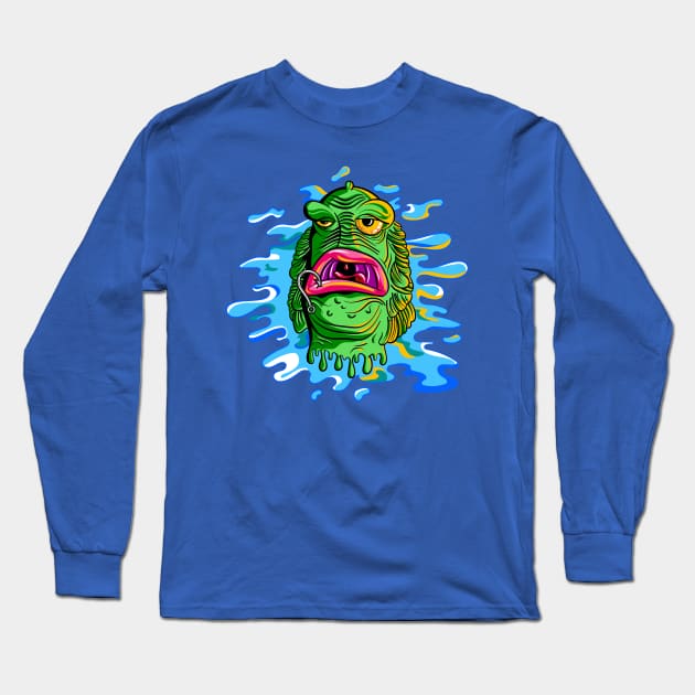 Thing from the Kiddy Pool Long Sleeve T-Shirt by Koko Ricky